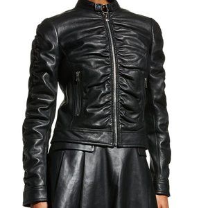 Lamarque Philana Leather Biker Jacket Size XXL - FMC23